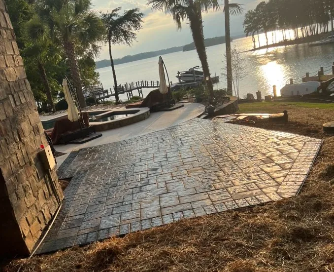 Hardscaping paver patio — The Pine Needle Man Landscaping, Concord NC